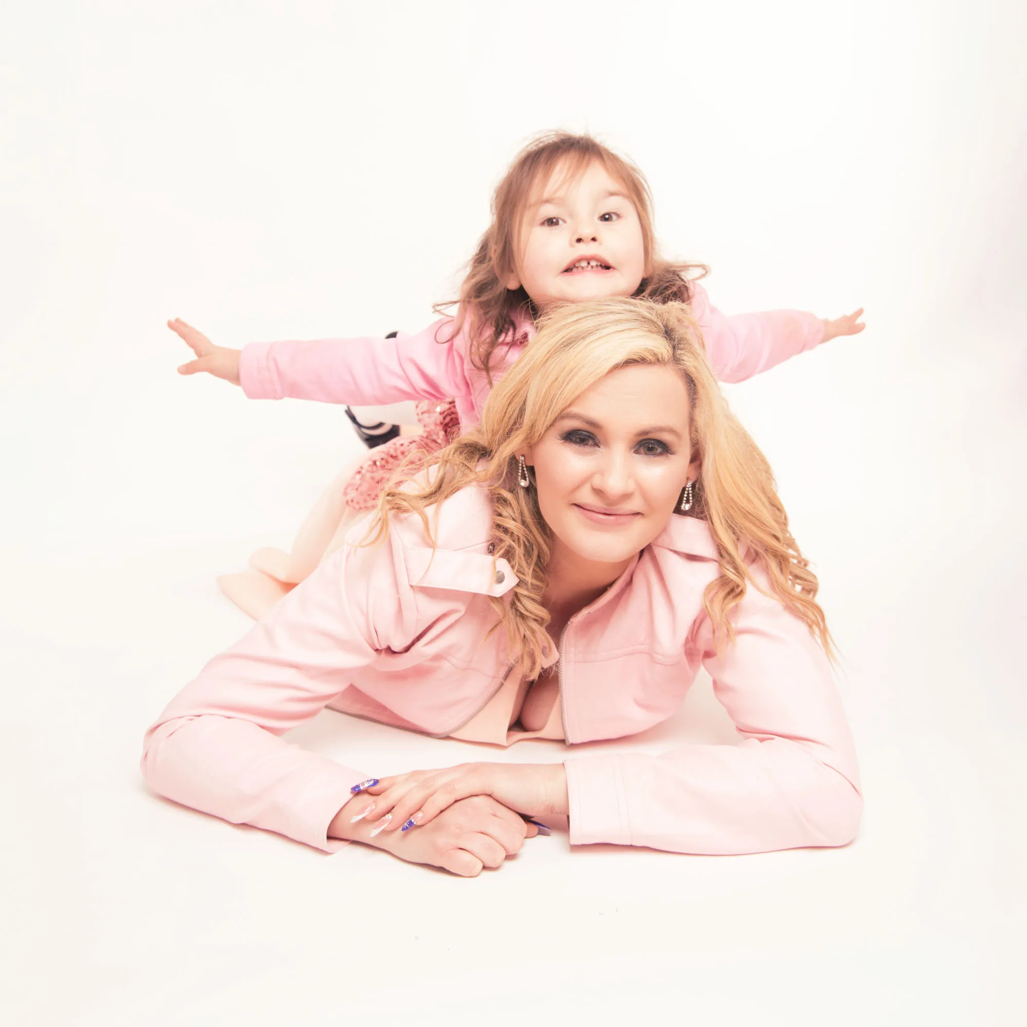 Mother and daughter portrait session