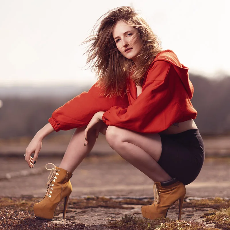 Fashion portrait photography session